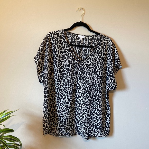 Leopard Blouse - Picture 1 of 4